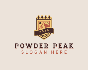 Peak Summit Mountain logo design