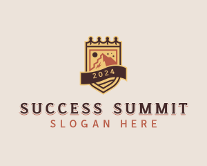 Peak Summit Mountain logo design