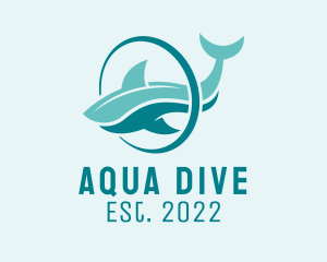 Diving - Shark Wildlife Diving logo design