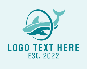 Fishing - Shark Wildlife Diving logo design