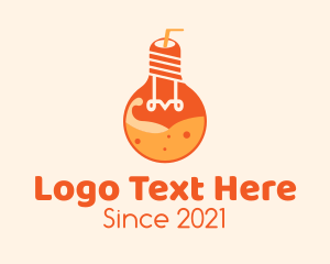 Light - Light Bulb Juice logo design