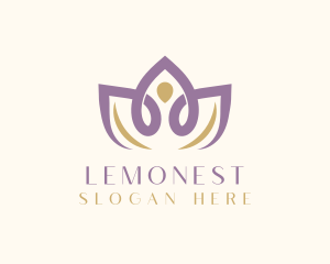 Lotus Flower Wellness Logo