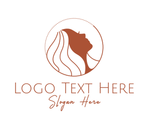 Woman - Orange Beauty Cosmetics logo design