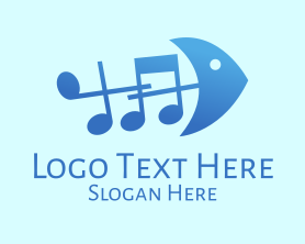 Music - Music Fish logo design
