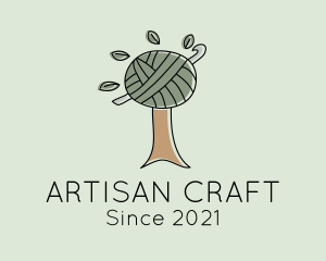 Handicraft - Tree Crochet Handicraft logo design