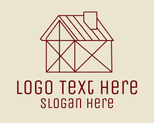 Barn House - Minimalist Barn House logo design