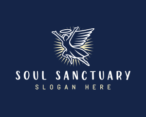 Spirituality - Religious Angel Wings logo design