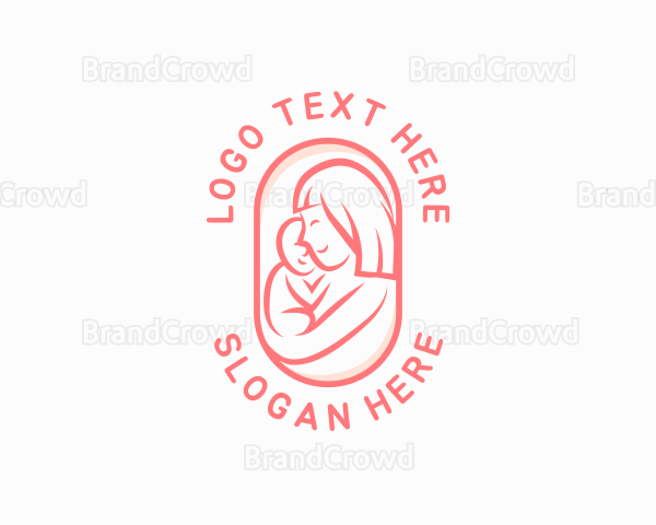 Mom Baby Pediatric Logo