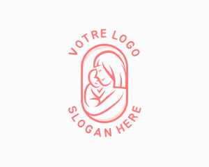 Mom Baby Pediatric Logo