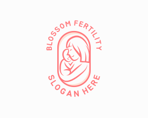 Mom Baby Pediatric logo design