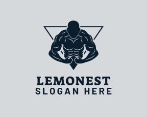Muscle - Bodybuilder Fitness Gym logo design
