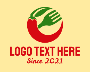 Eat - Chili Pepper Restaurant logo design