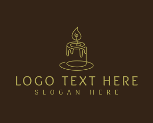 Fire Candle Wax Logo