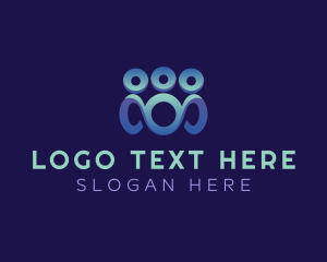 Social - People Team Corporate logo design