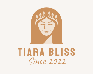 Leaf Tiara Fashion Cosmetics  logo design