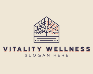 Botanical Wellness Garden logo design