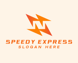 Express - Express Delivery Letter N logo design