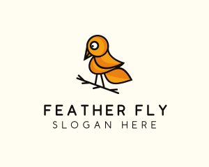 Wild Bird Animal logo design