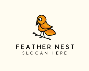 Wild Bird Animal logo design