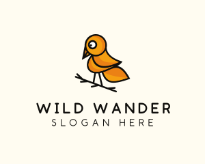 Wild Bird Animal logo design