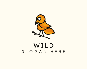 Aviary - Wild Bird Animal logo design