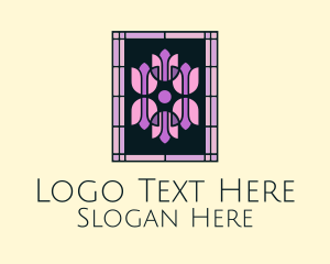 Color - Rose Stained Glass logo design