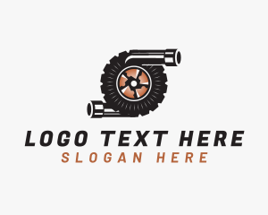 Vulcanizing - Tire Auto Mechanical logo design