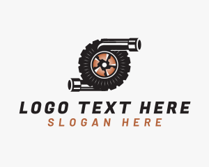 Garage - Tire Auto Mechanical logo design