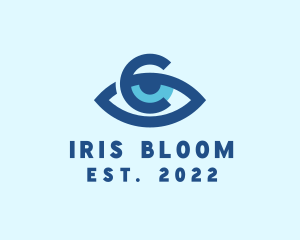 Iris - Eye Clinic Letter C logo design