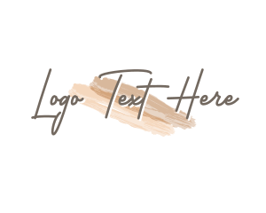 Minimalist - Beauty Makeup Brand Wordmark logo design