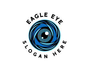 Security Eye Cyclone logo design