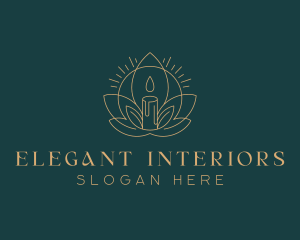 Spa Candlelight Wellness logo design