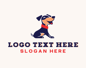 Pit Bull - Pet Dog Veterinary logo design