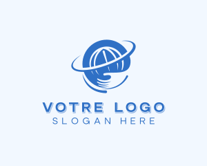 Groups - Globe Foundation Organization logo design