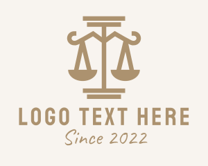 Law Enforcement - Scale Legal Service logo design