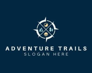 Outdoor Adventure Compass logo design