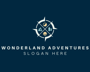 Outdoor Adventure Compass logo design