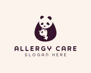 Wildlife Panda Baby logo design