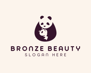 Wildlife Panda Baby logo design