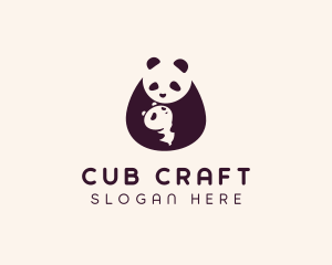 Cub - Wildlife Panda Baby logo design