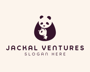 Wildlife Panda Baby logo design