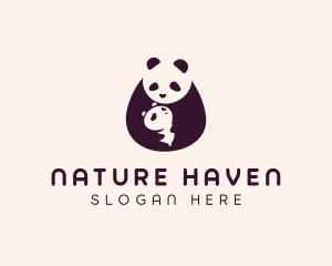 Wildlife - Wildlife Panda Baby logo design