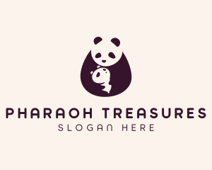 Wildlife Panda Baby logo design