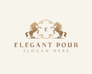  Luxury Horse Financial logo design