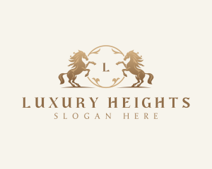  Luxury Horse Financial logo design