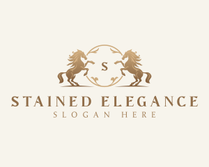  Luxury Horse Financial logo design