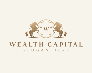  Luxury Horse Financial logo design