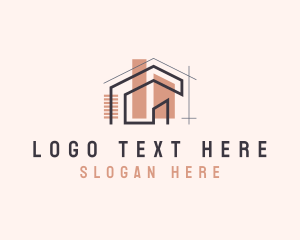 Structure - Residential House Architecture logo design