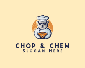 Bear - Pizza Bear Chef logo design