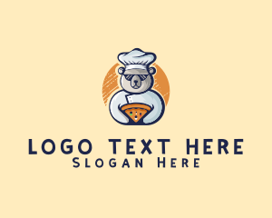 Italian - Pizza Bear Chef logo design